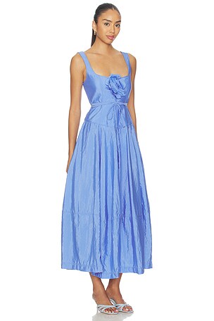 Cinq a Sept Flower Joisian Dress in Blue