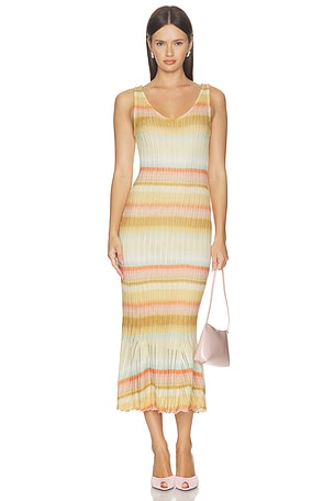 Edie Spaced Dyed Dress Cinq a Sept