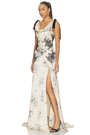 Cinq a Sept Antonella Dress in Black & White