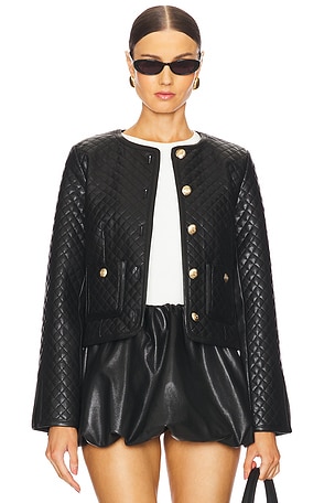 BLOUSON FAUX LEATHER BROOKE Cinq a Sept