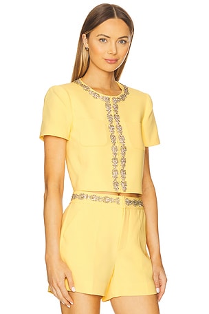 Cinq a Sept Samina Jacket in Lemon