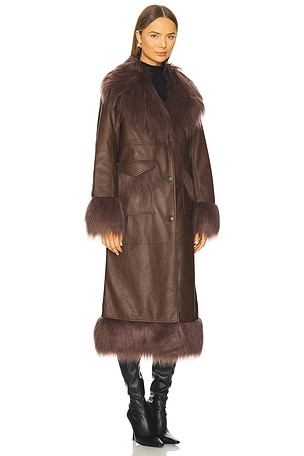 Cinq a Sept Panama Coat in Brown