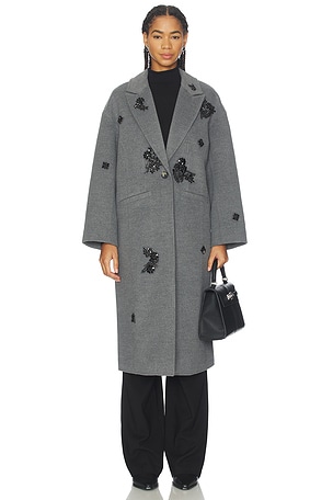 Crystal Ivy Gravis Coat Cinq a Sept