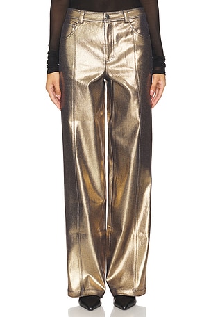 PANTALÓN GOLD COATED FRANCINE Cinq a Sept