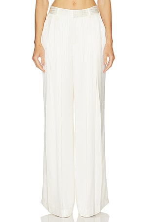 Georgia Satin Stripe Marne Pant Cinq a Sept