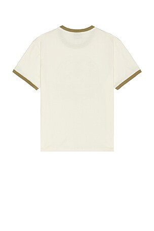 Coney Island Picnic County Fair Ringer Tee in Cream
