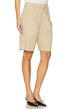 Citizens of Humanity Cara Pleated Short in Beige