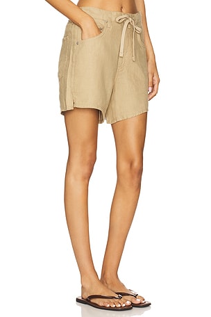 Citizens of Humanity Brynn Drawstring Short in Tan