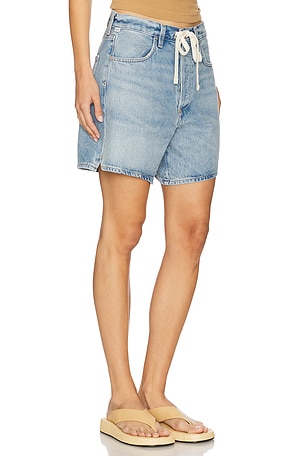 Citizens of Humanity Brynn Drawstring Short in Blue