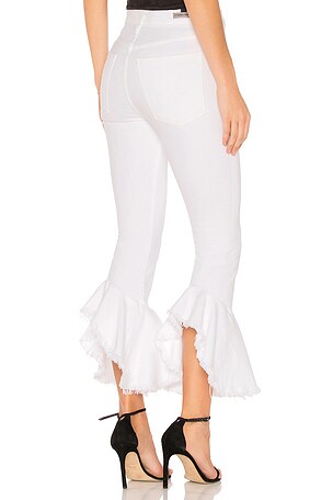 Citizens of Humanity Drew Flounce Jean in Optic White REVOLVE