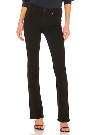 Citizens of Humanity Emannuelle Slim Boot in Plush Black