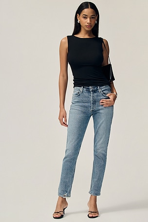 Charlotte High Rise Straight Jeans Citizens of Humanity
