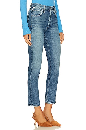 Citizens of Humanity Charlotte High Rise Straight in Denim-Medium