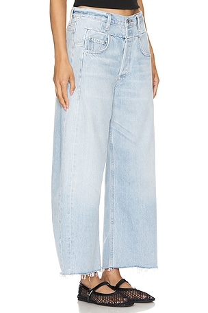 Citizens of Humanity Bisou Crop Wide Leg in Denim-Light
