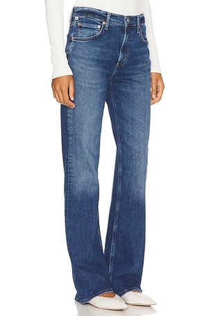 Citizens of Humanity Vidia Mid Rise Boot Jeans in Blue