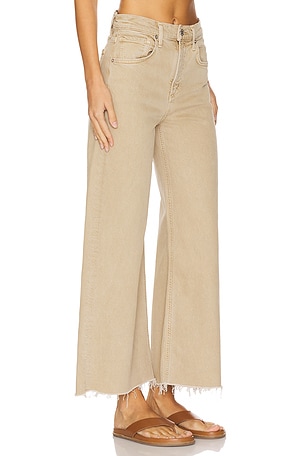 Citizens of Humanity Lyra Crop Wide Leg in Beige