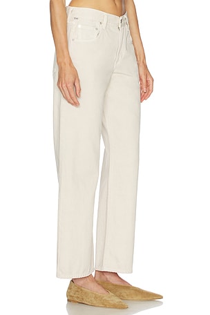 Citizens of Humanity Lindz Low Rise Easy Straight Jeans in White
