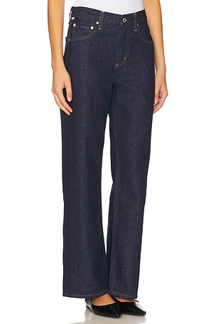 Citizens of Humanity Lindz Low Rise Easy Straight Jeans in Blue