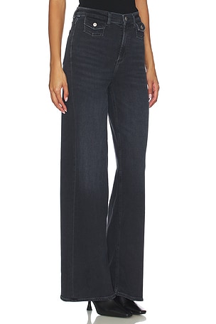 Citizens of Humanity Issy Wide Leg Jeans in Black