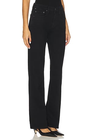 Citizens of Humanity Genova Cashmere Low Rise Boot Jeans in Black