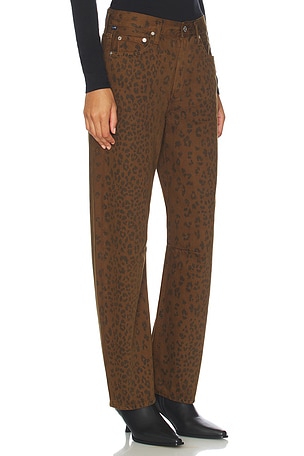 Citizens of Humanity Miro Long Relaxed Jeans in Brown