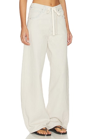 Citizens of Humanity Brynn Drawstring Trouser in Cream