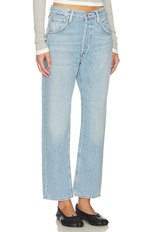 Citizens of Humanity Petite Winslow Boyfriend Jeans in Blue. Size 34P. Also