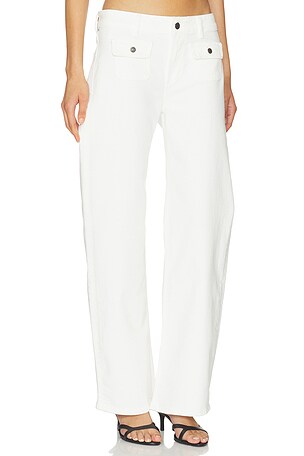 Citizens of Humanity Nora Patch Pocket Trouser Jeans in White