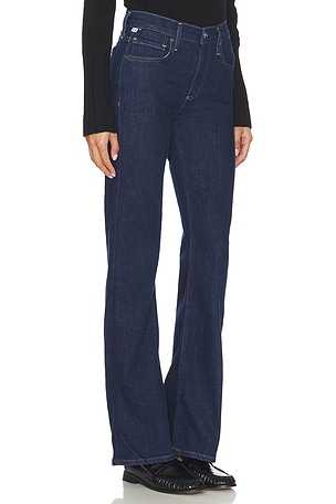 Citizens of Humanity Genova Low Rise Petite Bootcut Jean in Blue