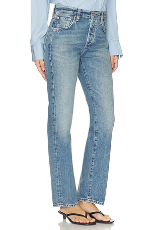 Citizens of Humanity 90s French High Rise Straight in Blue. Size 34. Also