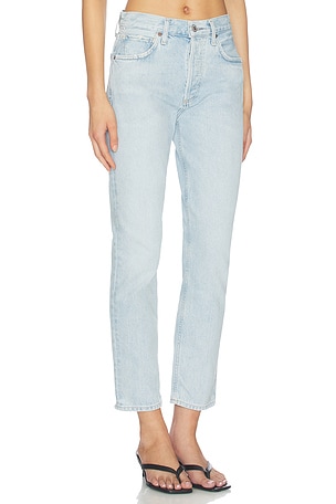 Citizens of Humanity Charlotte High Rise Straight Jeans in Baby Blue