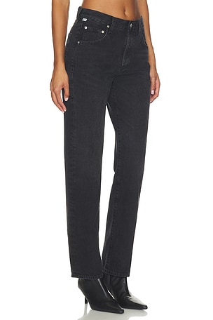 Citizens of Humanity 90s French High Rise Straight in Black