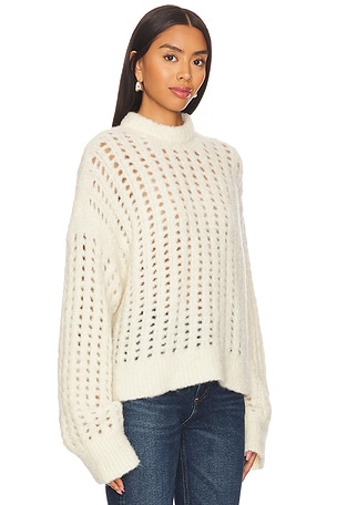 Citizens of Humanity Ailani Crewneck Sweater in Cream