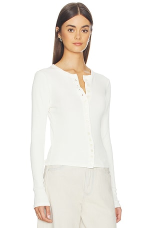 Citizens of Humanity Kari Long Cardigan in Ivory