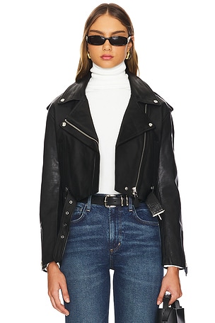 Kindra Cropped Moto Jacket Citizens of Humanity