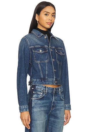 Citizens of Humanity Charisse Shrunken Jacket in Blue