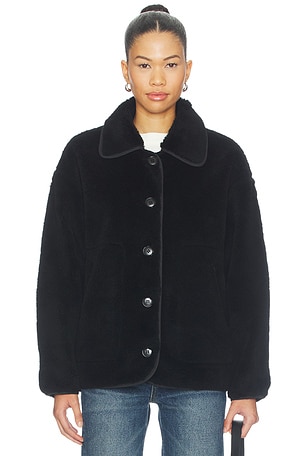 Citizens of Humanity Astrid Sherpa Jacket in Black