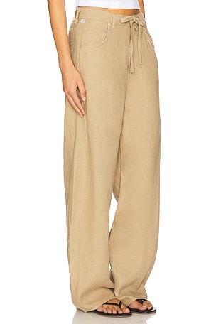 Citizens of Humanity Brynn Drawstring Trouser in Tan