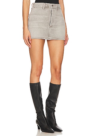 Citizens of Humanity Rosie Mini Skirt in Grey