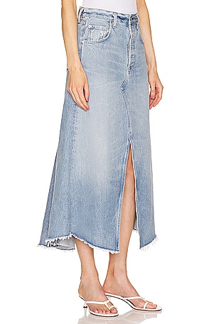 Citizens of Humanity Mina Reworked Skirt in Blue