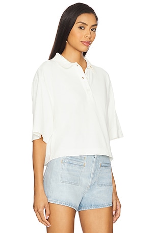 Citizens of Humanity Lowen Polo Shirt in White