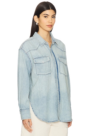 Citizens of Humanity Rancher Kayla Shirt in Blue