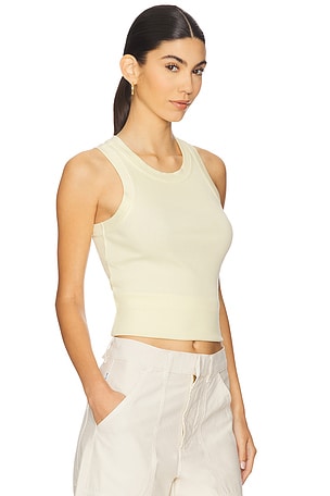 Citizens of Humanity Isabel Rib Tank Top in Yellow