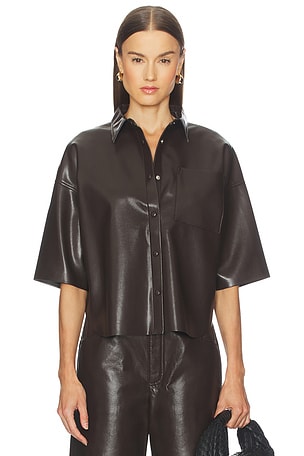 Frances Cropped Cape Button Up Citizens of Humanity
