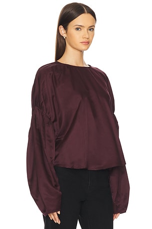 Citizens of Humanity Anika Top in Burgundy in Wine