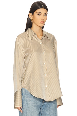 Citizens of Humanity Camilla Shirt in Brown. Size XS. Also