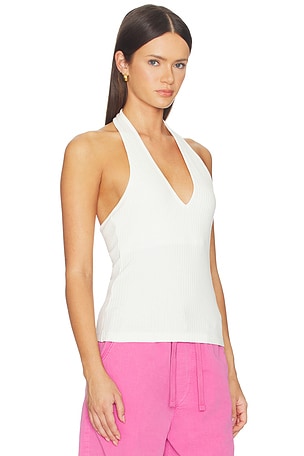 Citizens of Humanity Thea Halter Top in Ivory