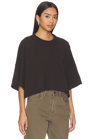 Citizens of Humanity T-SHIRT CAPE en Chocolat