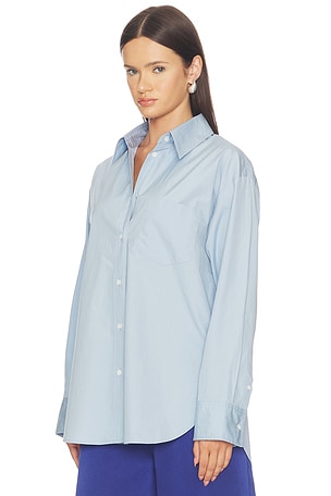 Citizens of Humanity Thea Boyfriend Shirt in Blue