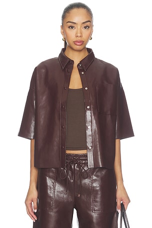 Frances Cropped Cape Button Up Citizens of Humanity